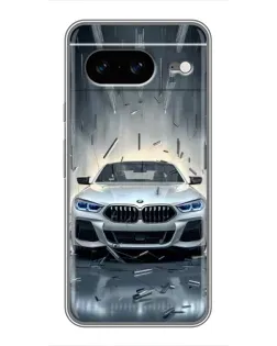 Чохол для Google Pixel 8 з картинкою «BMW у світлі фар»