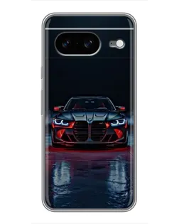 Чохол для Google Pixel 8 з картинкою «BMW на мокрій дорозі»
