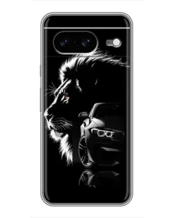 Чохол для Google Pixel 8 з картинкою «BMW та лев»