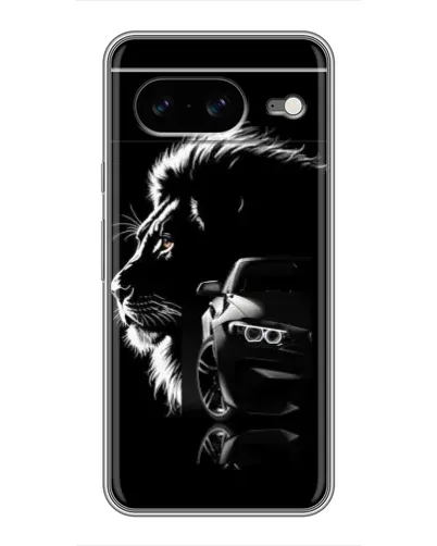Чохол для Google Pixel 8 з картинкою «BMW та лев»