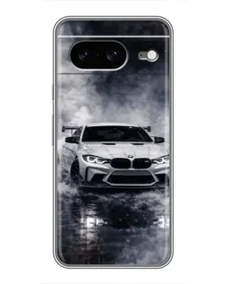 Чохол для Google Pixel 8 з картинкою «BMW крізь туман»