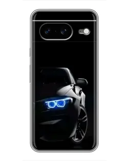 Чохол для Google Pixel 8 з картинкою «BMW — нічний погляд»