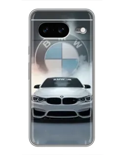 Чохол для Google Pixel 8 з картинкою «BMW в білому диму»
