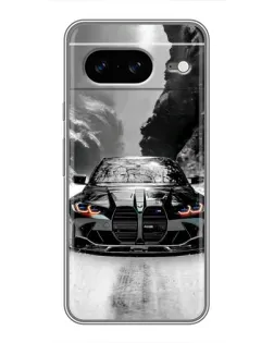 Чохол для Google Pixel 8 з картинкою «BMW — акварельний дрифт»