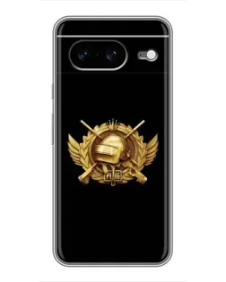 Чохол для Google Pixel 8 з картинкою «PUBG — помаранчевий градієнт»
