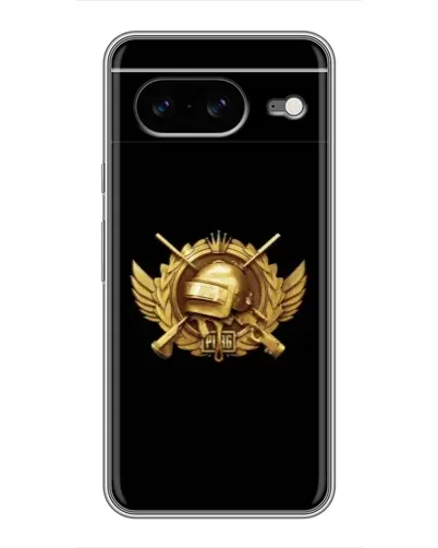 Чохол для Google Pixel 8 з картинкою «PUBG — помаранчевий градієнт»