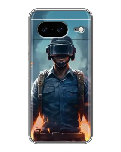 Чохол для Google Pixel 8 з картинкою «PUBG — реалістичний герой»