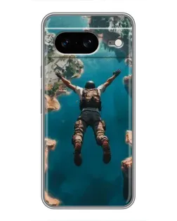 Чохол для Google Pixel 8 з картинкою «PUBG — вільне падіння»