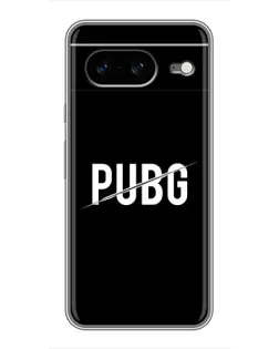 Чохол для Google Pixel 8 з картинкою «PUBG — білий логотип»