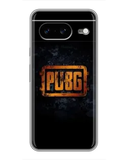 Чохол для Google Pixel 8 з картинкою «PUBG — золотий логотип»