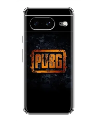 Чохол для Google Pixel 8 з картинкою «PUBG — золотий логотип»