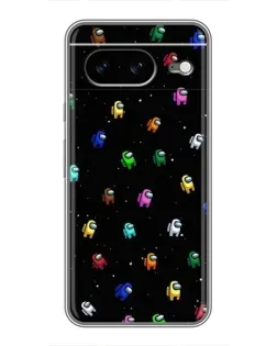 Чехол для Google Pixel 8 с картинкой «Экипаж Among Us»