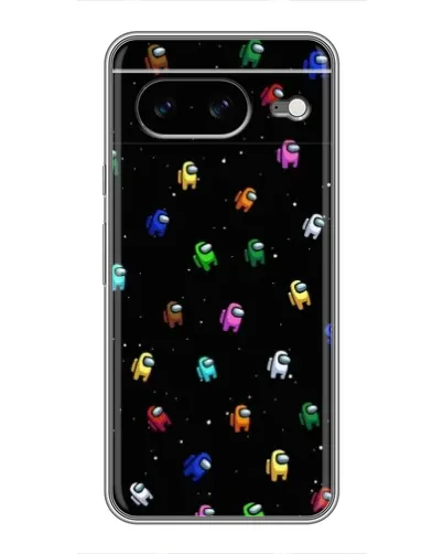 Чехол для Google Pixel 8 с картинкой «Экипаж Among Us»