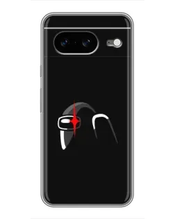 Чехол для Google Pixel 8 с картинкой «Among Us шлем»