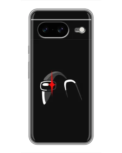 Чехол для Google Pixel 8 с картинкой «Among Us шлем»