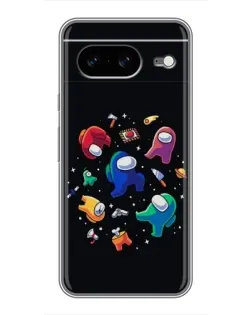 Чехол для Google Pixel 8 с картинкой «Among Us космос»