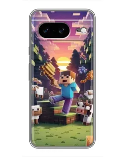 Чохол для Google Pixel 8 з картинкою «Стів на фермі»