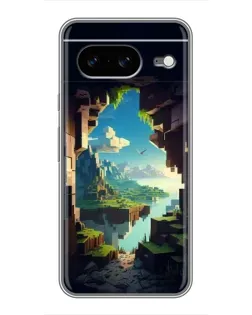 Чехол для Google Pixel 8 с картинкой «Вид из пещеры»