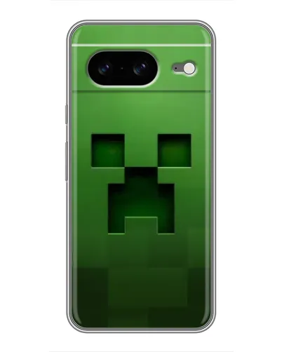 Чехол для Google Pixel 8 с картинкой «Крипер микро-дизайн»