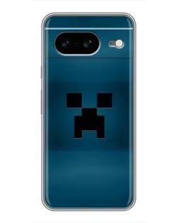 Чехол для Google Pixel 8 с картинкой «Крипер текстура»