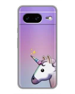 Чехол для Google Pixel 8 с картинкой «Единорог градиент»