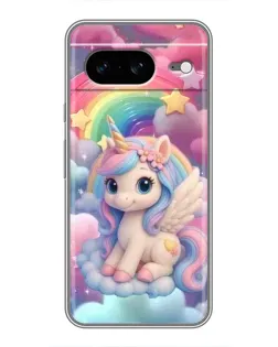 Чехол для Google Pixel 8 с картинкой «Маленький единорог»