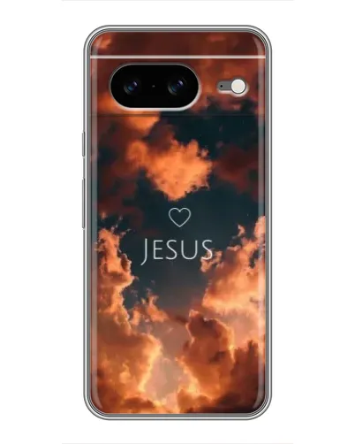 Чехол для Google Pixel 8 с картинкой «Сияние Имени Jesus»