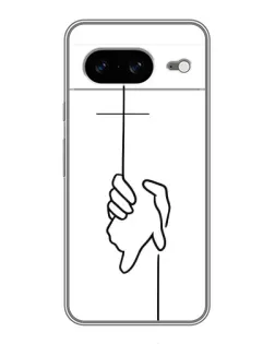 Чехол для Google Pixel 8 с картинкой «Рука держит»