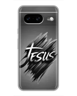 Чехол для Google Pixel 8 с картинкой «Надпись Jesus Graffiti»