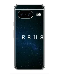 Чехол для Google Pixel 8 с картинкой «Звездное небо Jesus»