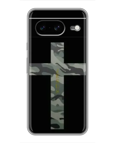 Чехол для Google Pixel 8 с картинкой «Милитари Крест»