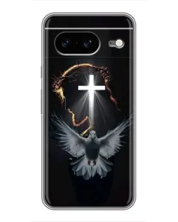 Чехол для Google Pixel 8 с картинкой «Голубь и Свет»