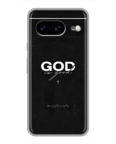 Чехол для Google Pixel 8 с картинкой «GOD — Бог над всем»