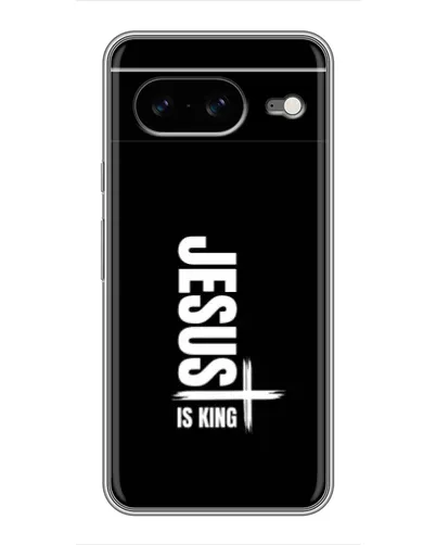 Чехол для Google Pixel 8 с картинкой «Вертикаль веры Jesus»