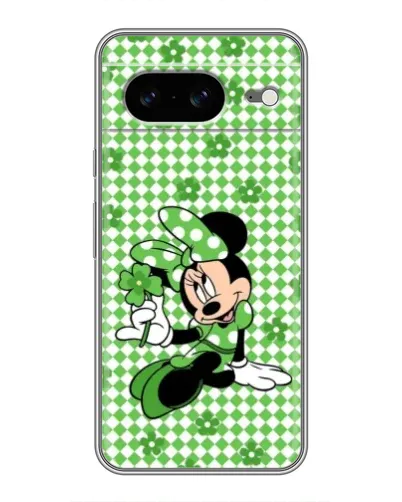 Чехол для Google Pixel 8 с картинкой «Mickey в клетку»