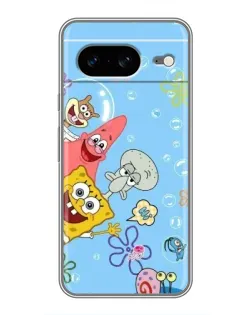Чехол для Google Pixel 8 с картинкой «Веселые пузырьки»