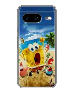 Чехол для Google Pixel 8 с картинкой «Развлечения на пляже»