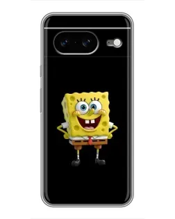 Чехол для Google Pixel 8 с картинкой «Классический Губка Боб»