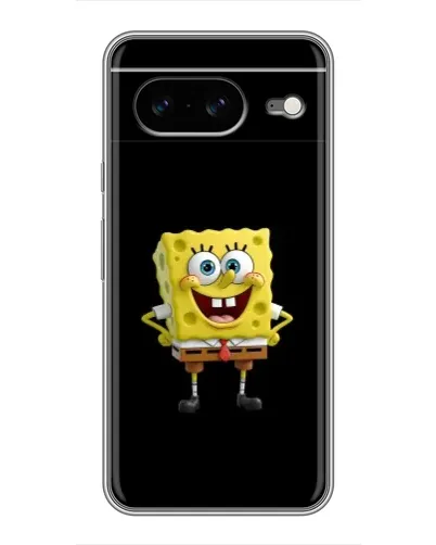 Чехол для Google Pixel 8 с картинкой «Классический Губка Боб»