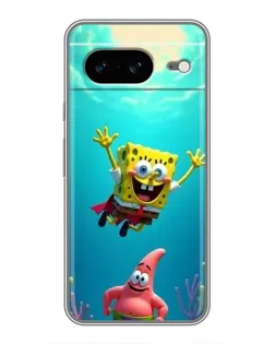 Чохол для Google Pixel 8 з картинкою «Спанч Боб під водою»