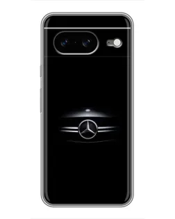 Чехол для Google Pixel 8 с картинкой «Mercedes — абстрактные линии»