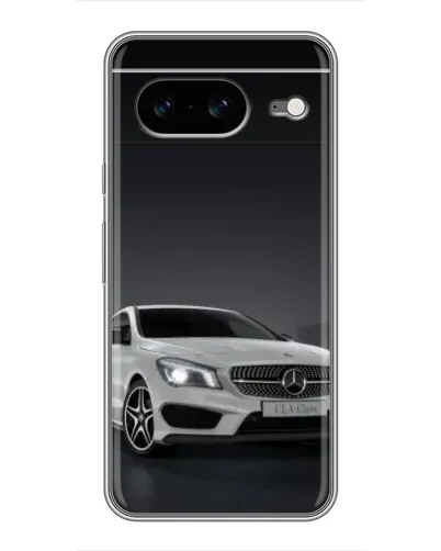 Чехол для Google Pixel 8 с картинкой «Mercedes AMG GT Silver»