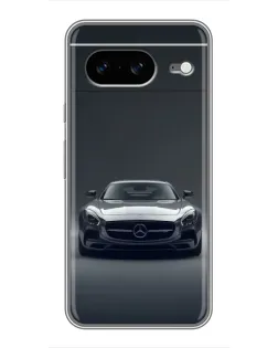 Чохол для Google Pixel 8 з картинкою «Mercedes на чорному»