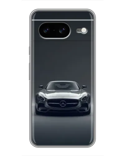 Чохол для Google Pixel 8 з картинкою «Mercedes на чорному»