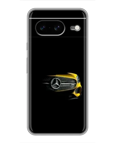 Чехол для Google Pixel 8 с картинкой «Mercedes — ретро стиль»
