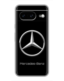 Чехол для Google Pixel 8 с картинкой «Mercedes Silver Logo»