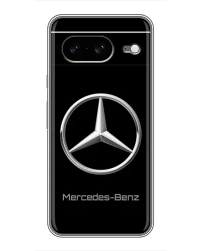 Чехол для Google Pixel 8 с картинкой «Mercedes Silver Logo»