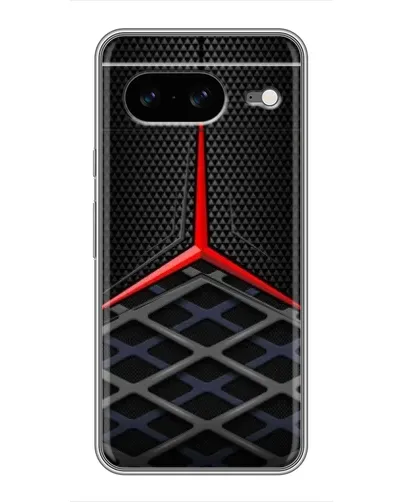 Чехол для Google Pixel 8 с картинкой «Mercedes Carbon Grid»