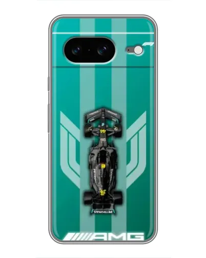 Чехол для Google Pixel 8 с картинкой «Mercedes AMG Petronas»