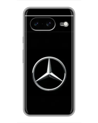 Чехол для Google Pixel 8 с картинкой «Mercedes классический лого»